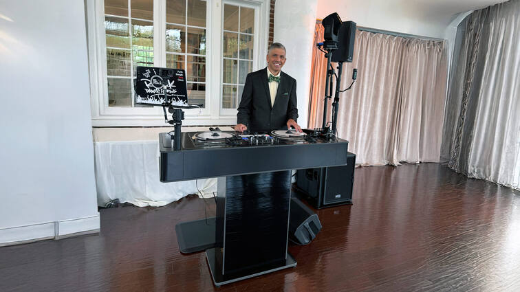 Professional podium setup