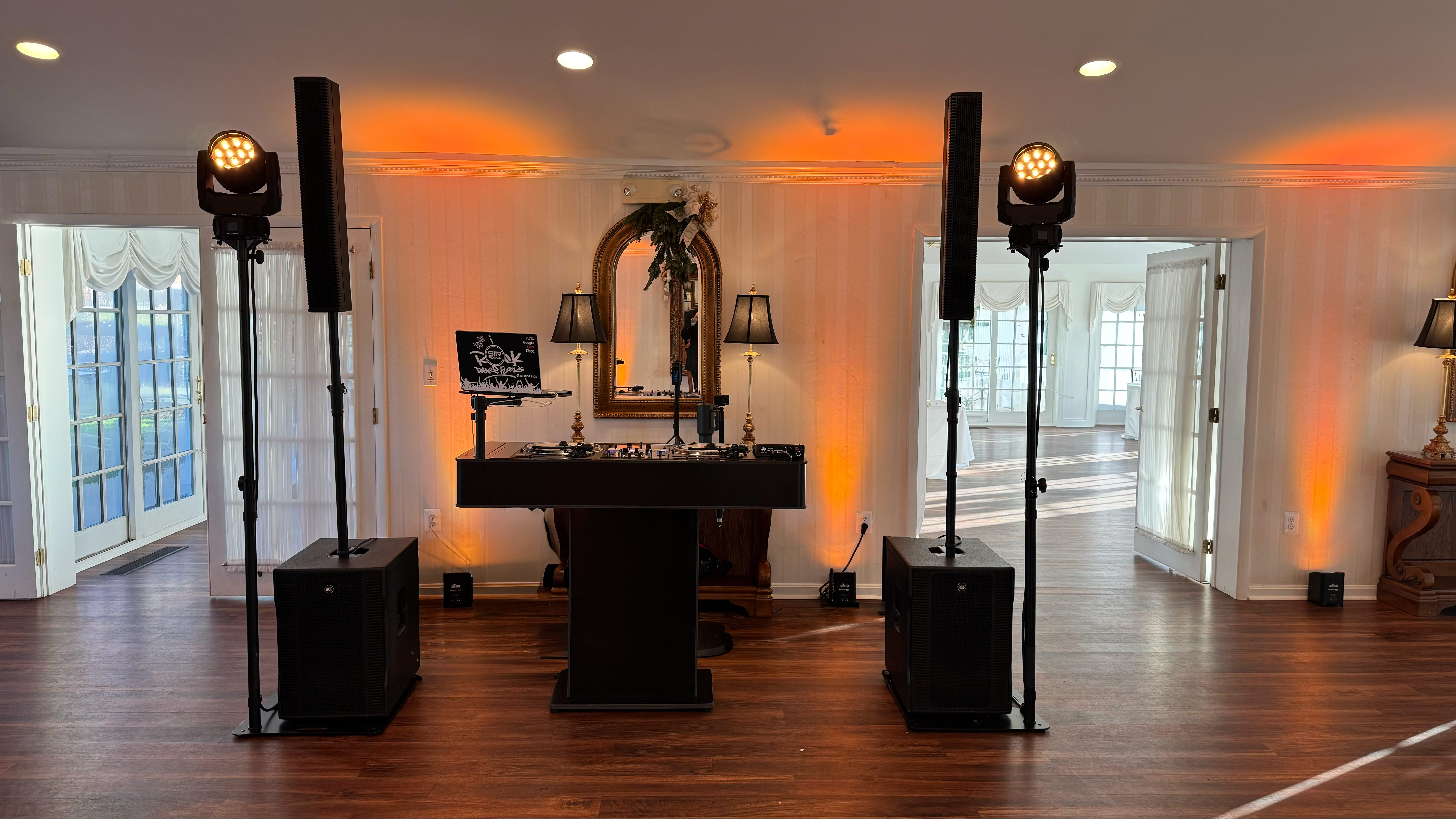 DJ setup at Antrim 1844